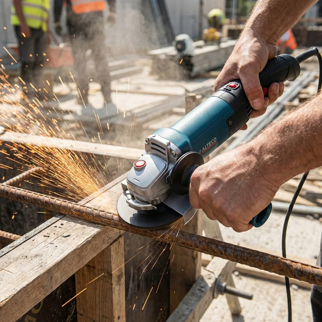 Угловая шлифмашина ALTECO AGH 1100-125 E Heavy Duty