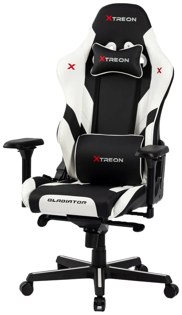 Игровое компьютерное кресло XTREON Gladiator Черно-белый