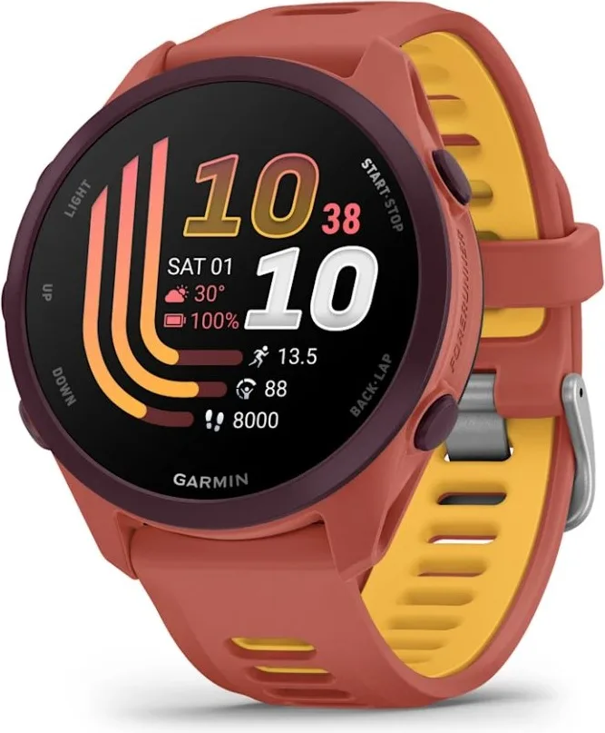 Смарт-часы Garmin Forerunner 170 Music 42 мм красный (03920-13)
