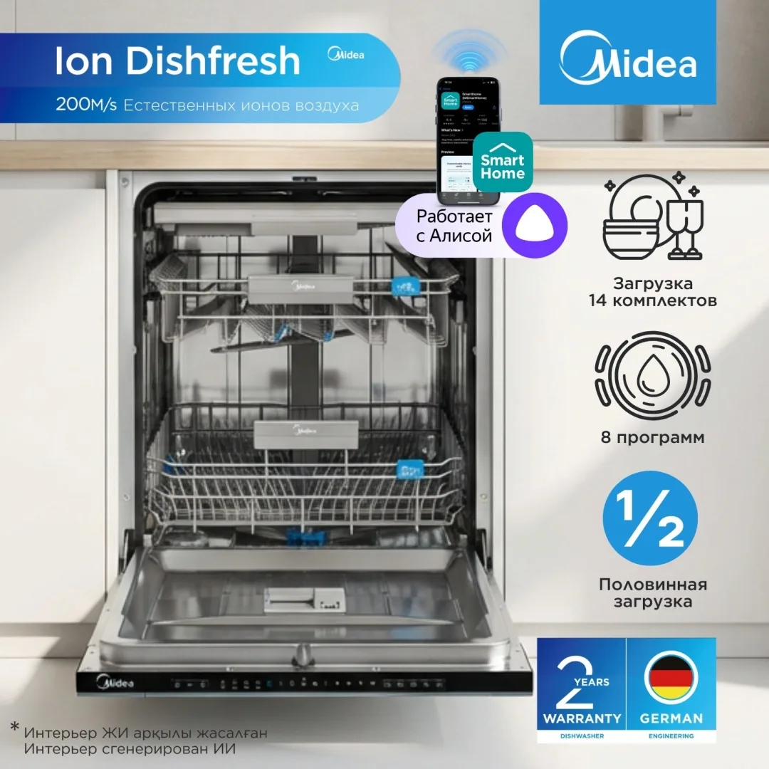 Посудомоечная машина Midea MID60S160i-C