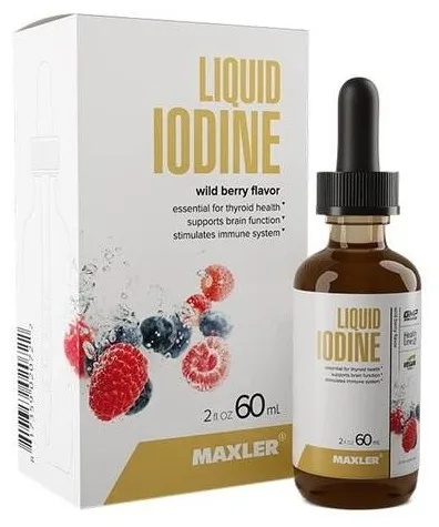 Витамин Maxler Liquid Iodine drops Wild berry flavor 60мл (0722)