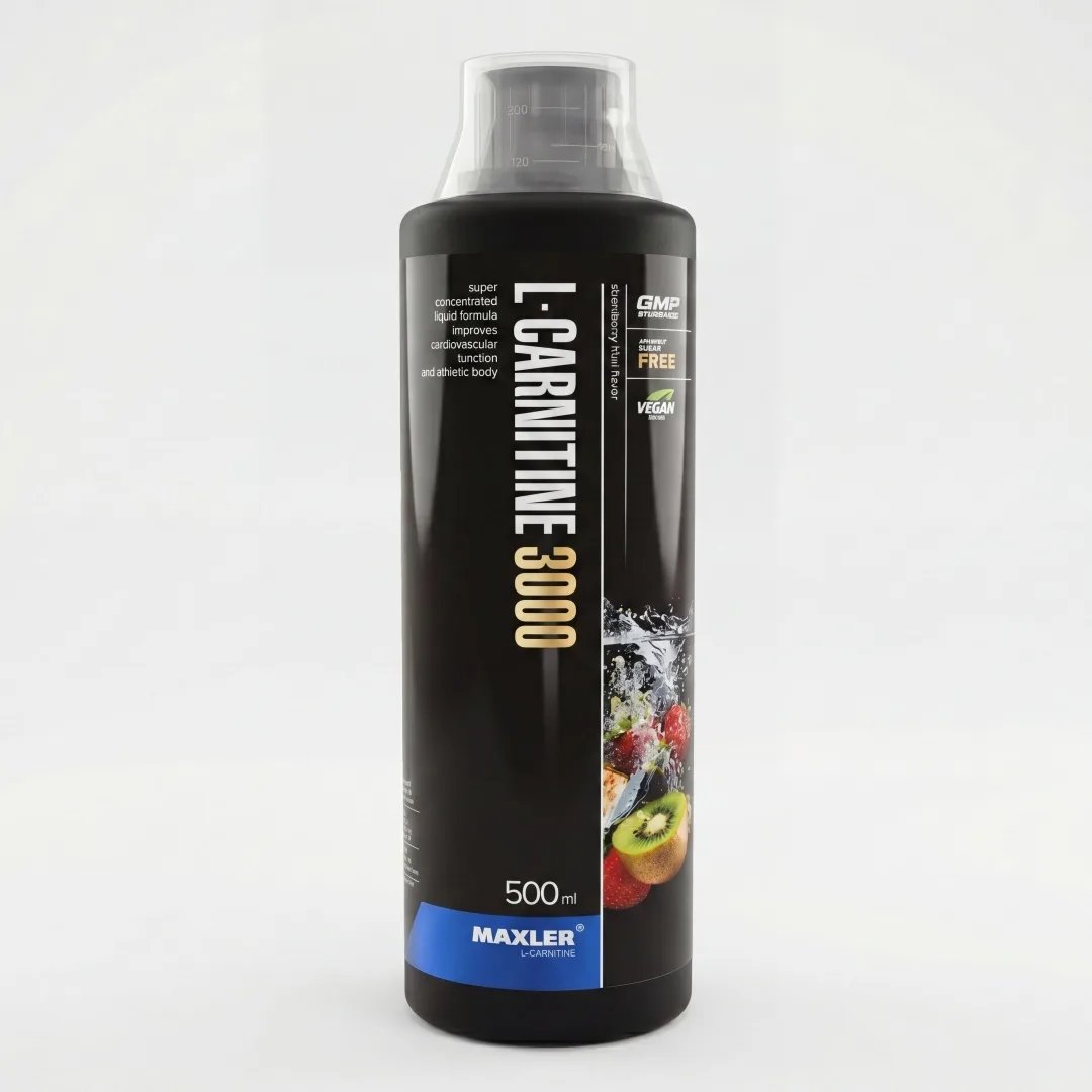 Аминокислота Maxler L-Carnitine 3000 Strawberry-Kiwi 500 мл (0935)