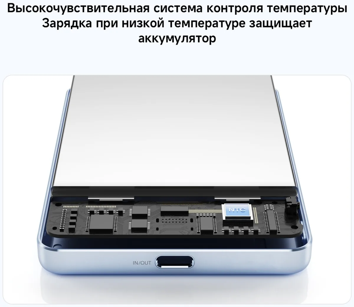 Аккумулятор Xiaomi Super Slim Magnetic Power Bank 5000 Blue