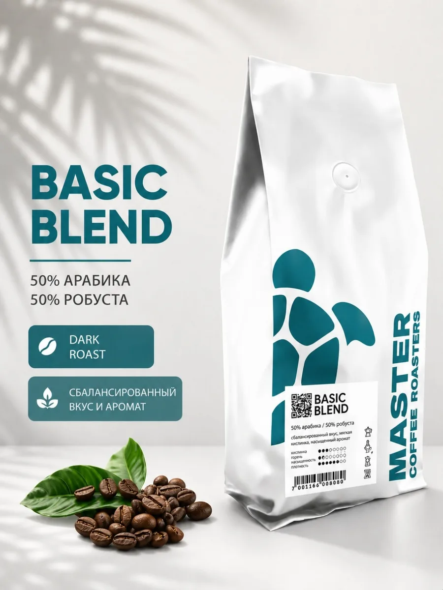 Кофе зерновой Master Coffee Basic Blend