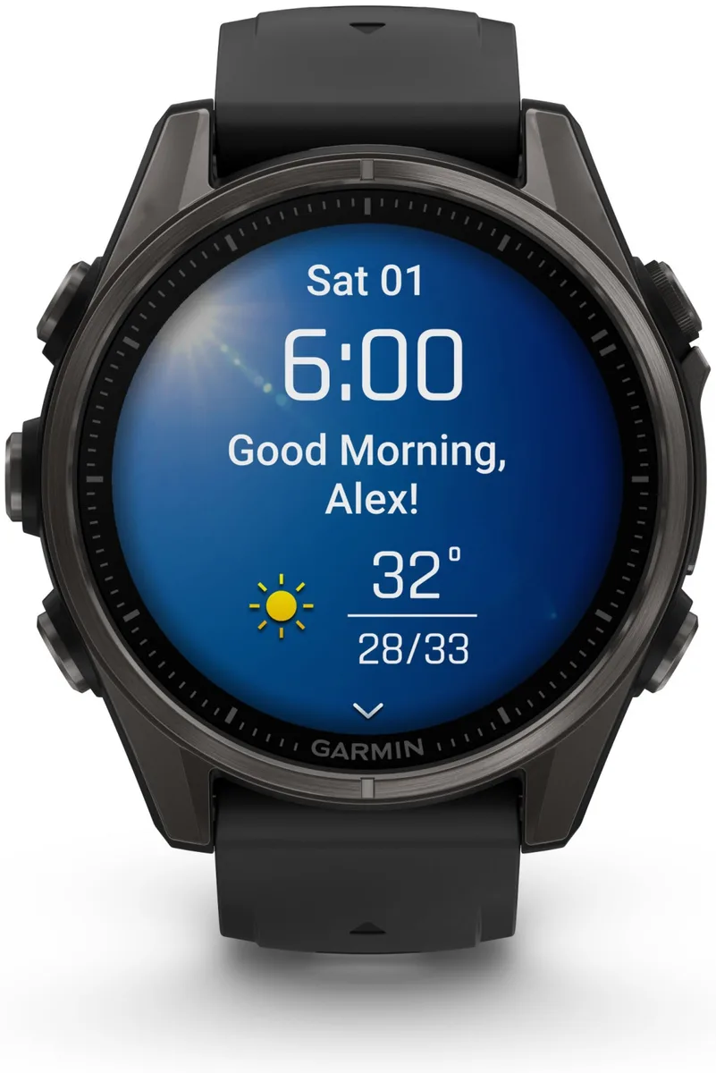 Смарт-часы Garmin Fenix 8 43 мм черный (02903-21)