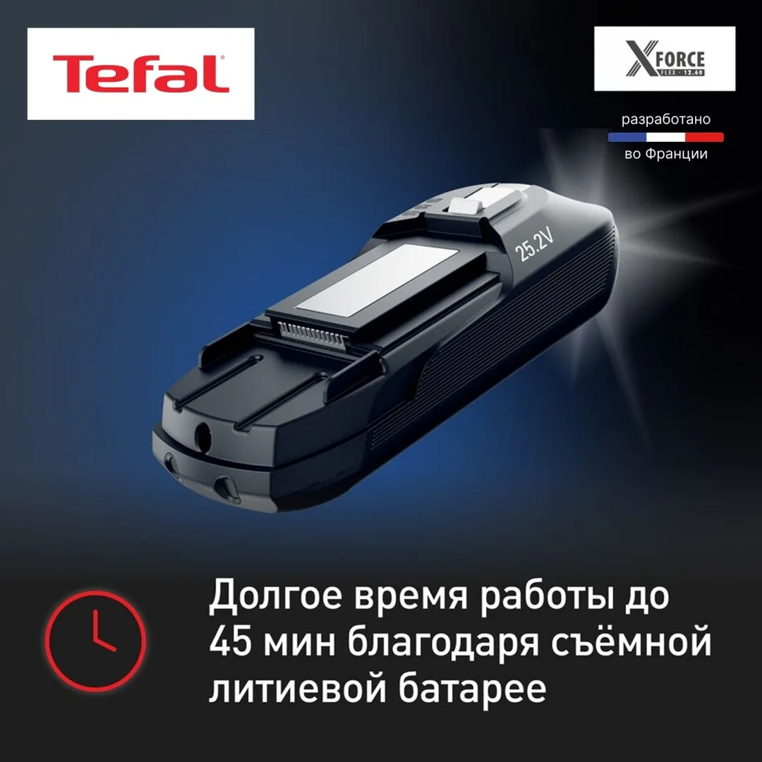 Беспроводной ручной пылесос Tefal TY98C0WO Синий