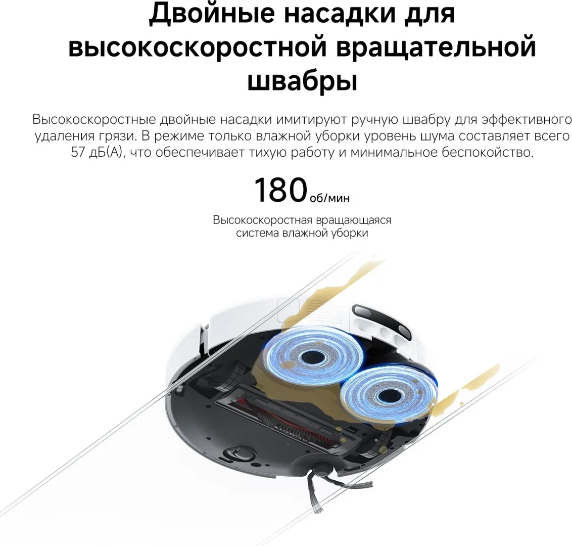 Робот-пылесос Xiaomi H50 Pro Белый