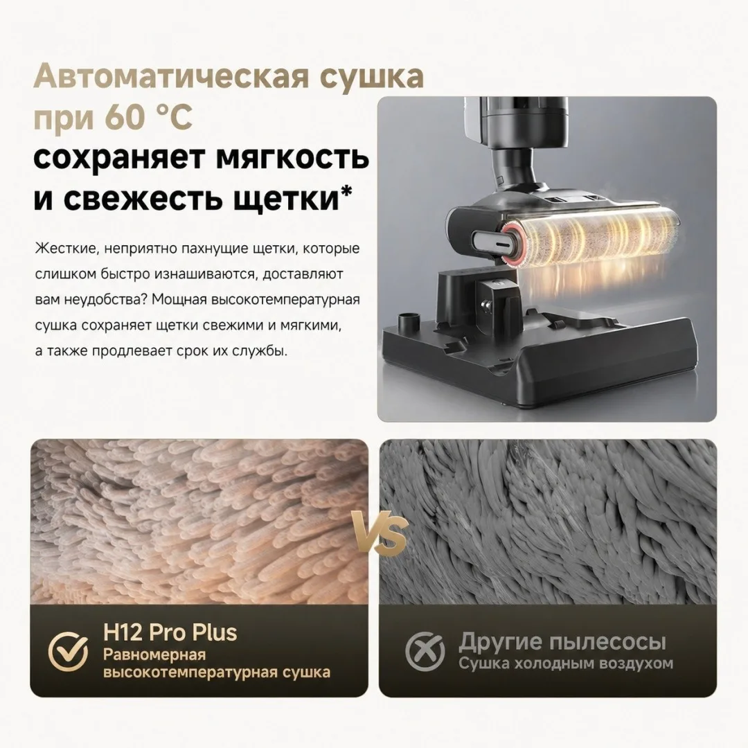 Беспроводной ручной пылесос Dreame H12 Pro Plus Черный