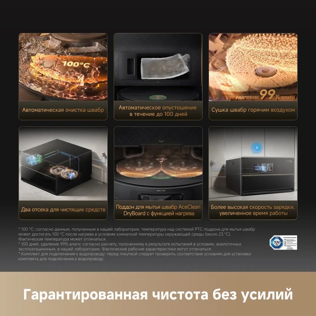 Робот-пылесос Dreame X60 Master Черный