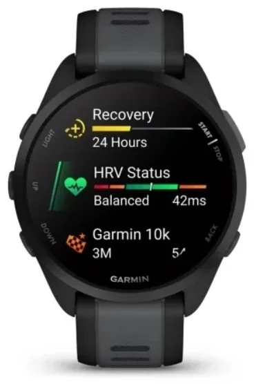 Смарт-часы Garmin Forerunner 165 черный-серый (02863-20)