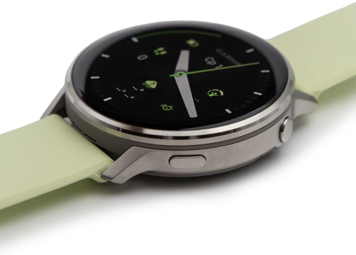 Смарт-часы Garmin Venu 4 45 мм серебристый-желтый (03014-02)