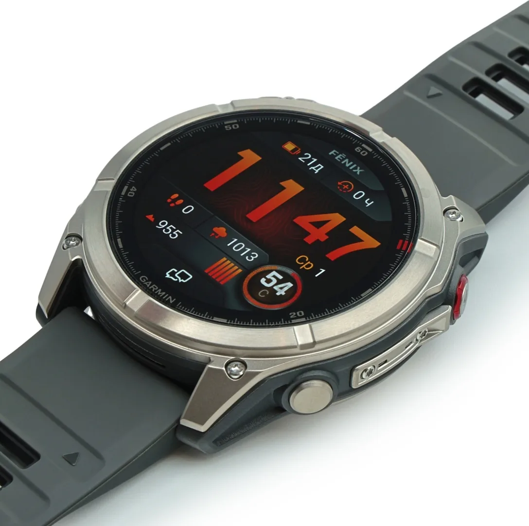 Смарт-часы Garmin Fenix 8 Pro 51 мм серебристый-серый (03199-11)