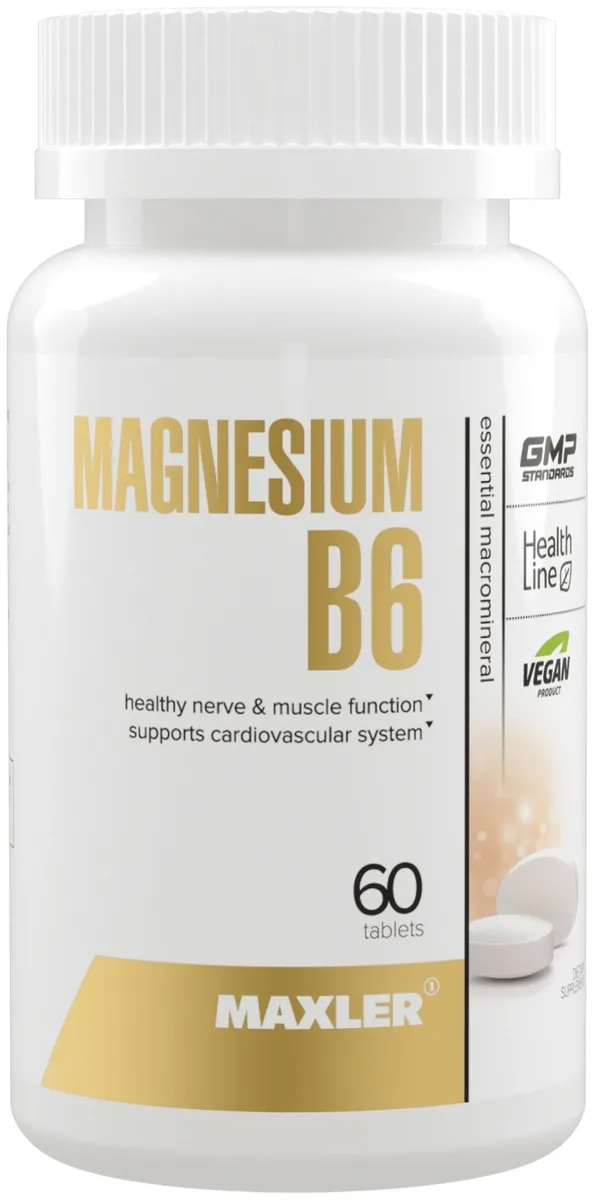 Витамин Maxler Magnesium B6 таблетки 60 шт (1217)