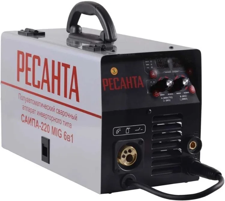 Сварочный полуавтомат Ресанта САИПА-220 MIG 6в1