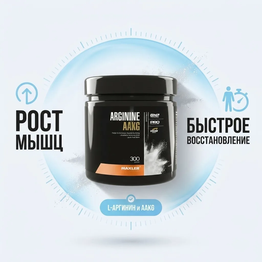 Аминокислота Maxler Arginine AAKG 300г (2886)
