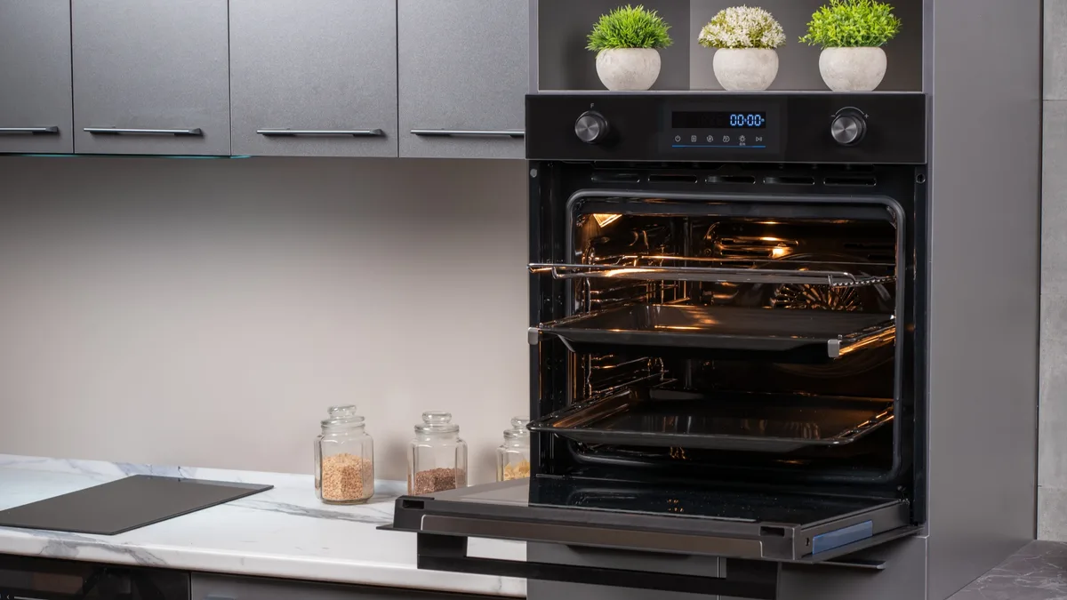 Духовой Шкаф Midea MO78110X черный, стальной