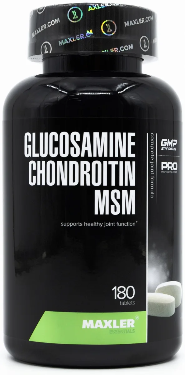 Препарат для укрепления связок Maxler Glucosamine Chondroitin MSM 180 таб (0197)