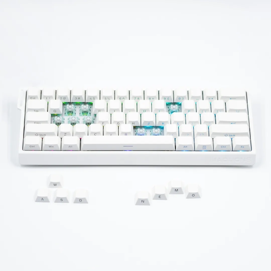 Клавиатура FGG MAD 60 HE RGB Белый(0736)