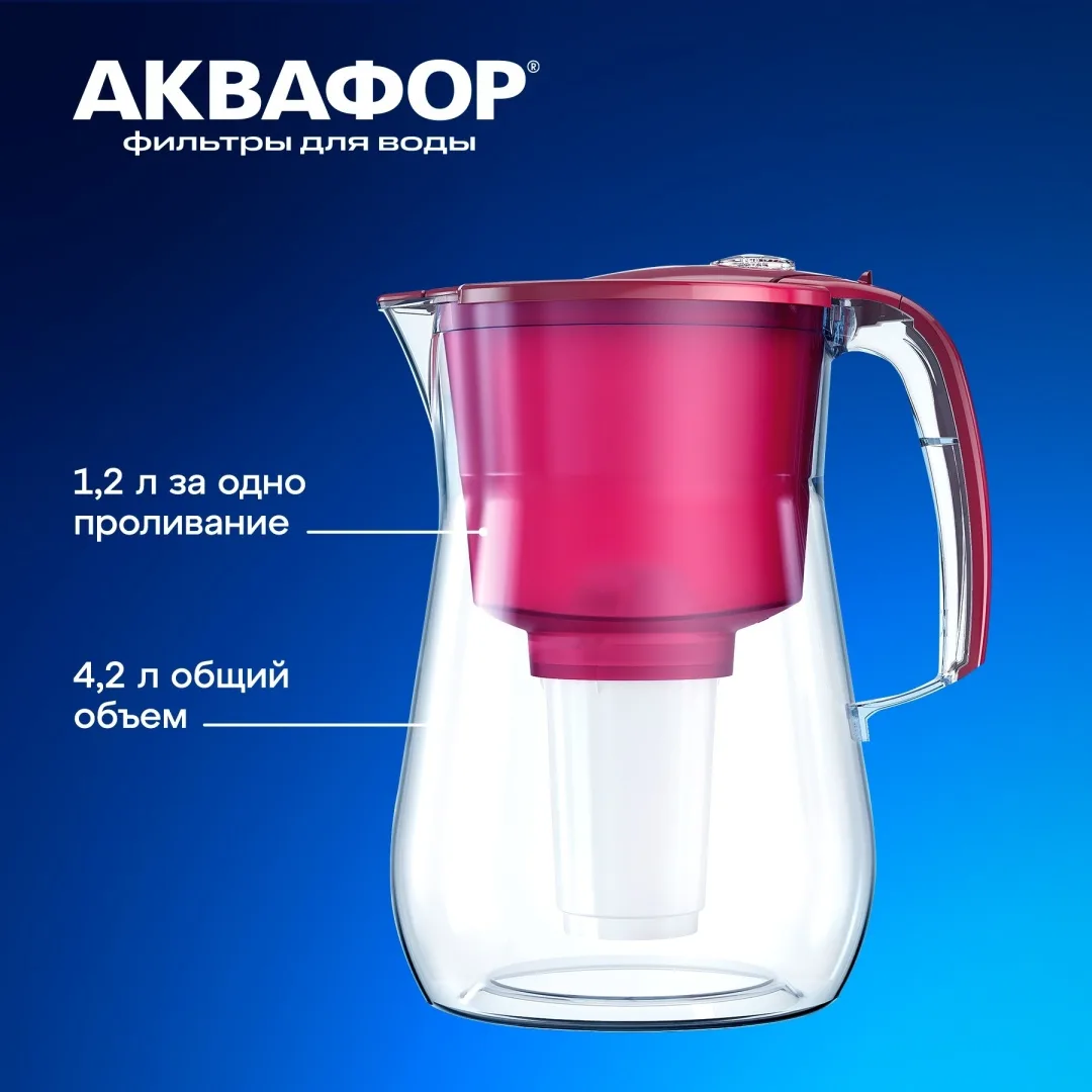 Водоочиститель Кувшин Аквафор Прованс А5 вишня