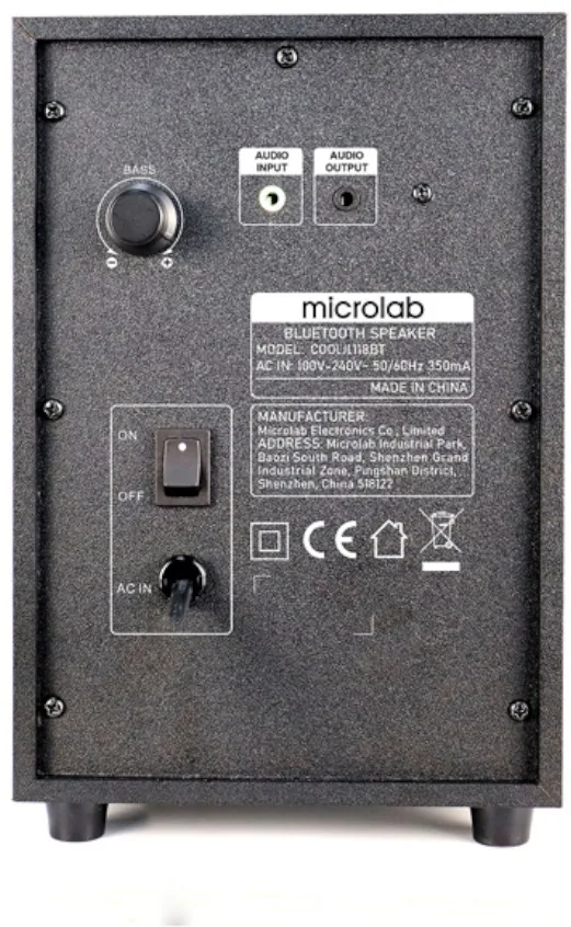 Колонки компьютерные Microlab COOUL118BT Черный