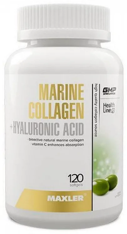 Витамин Maxler Marine Collagen + Hyaluronic Acid N/A 120 шт (2473)