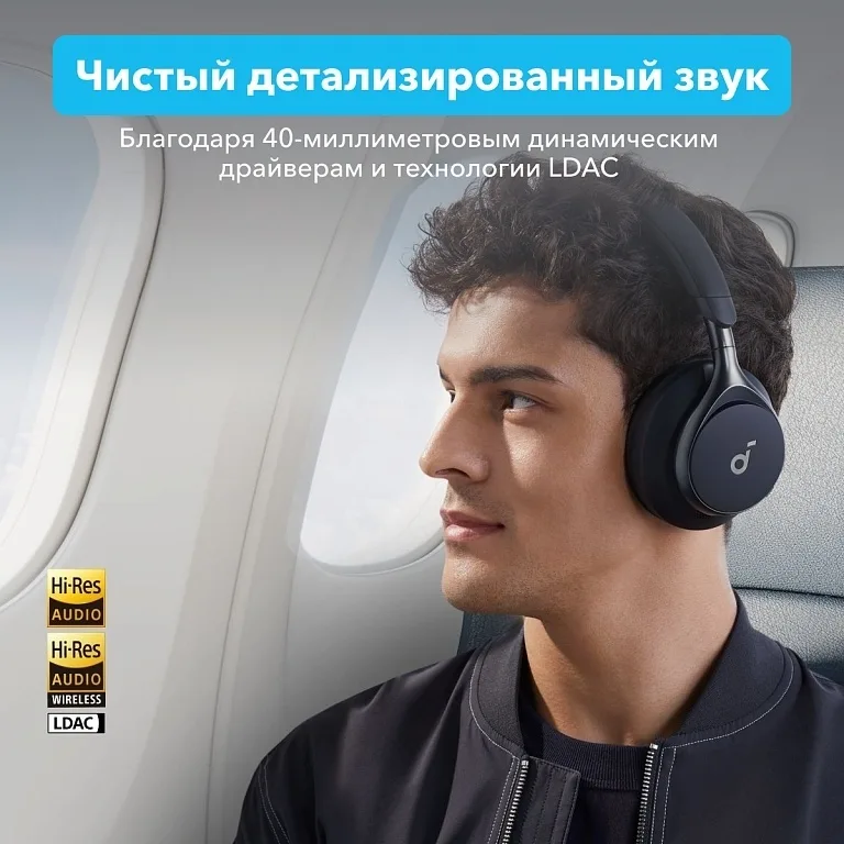 Наушники Soundcore Space One Black