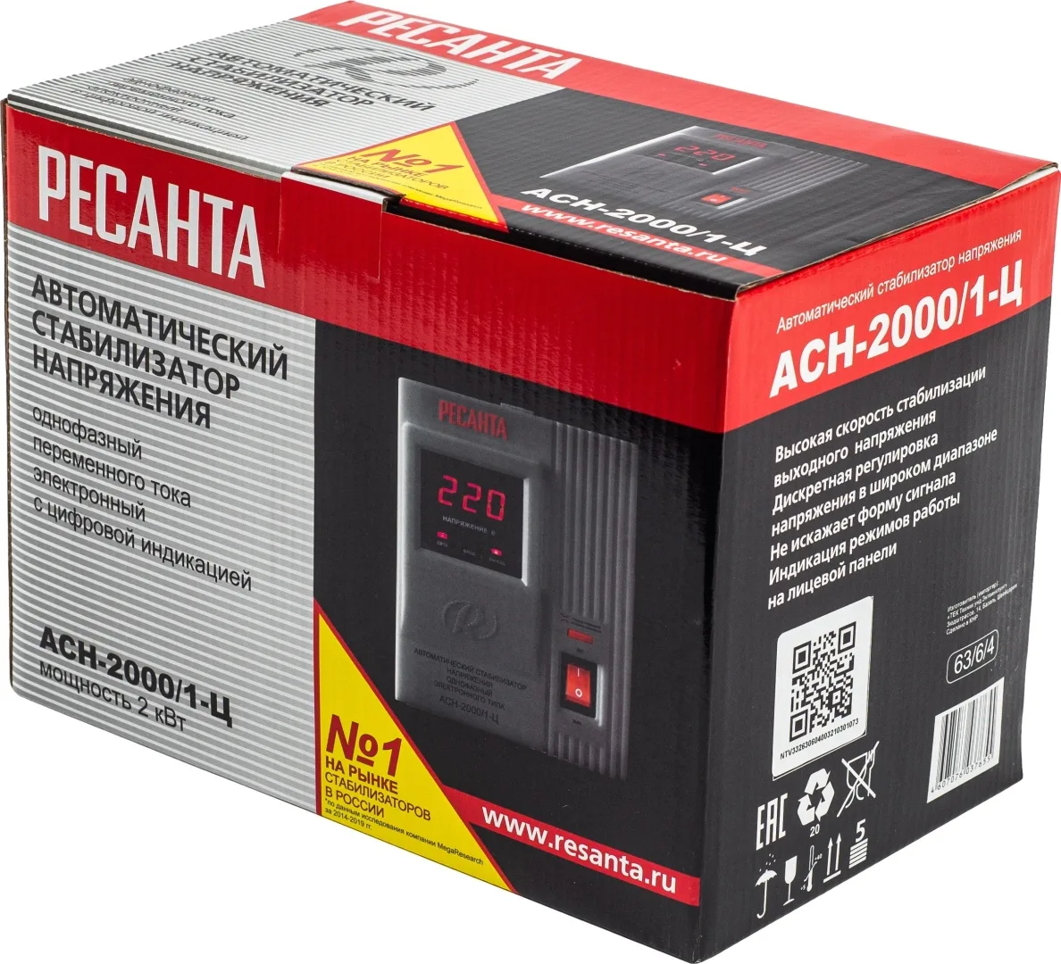 Стабилизатор Ресанта АСН-2000/1-Ц