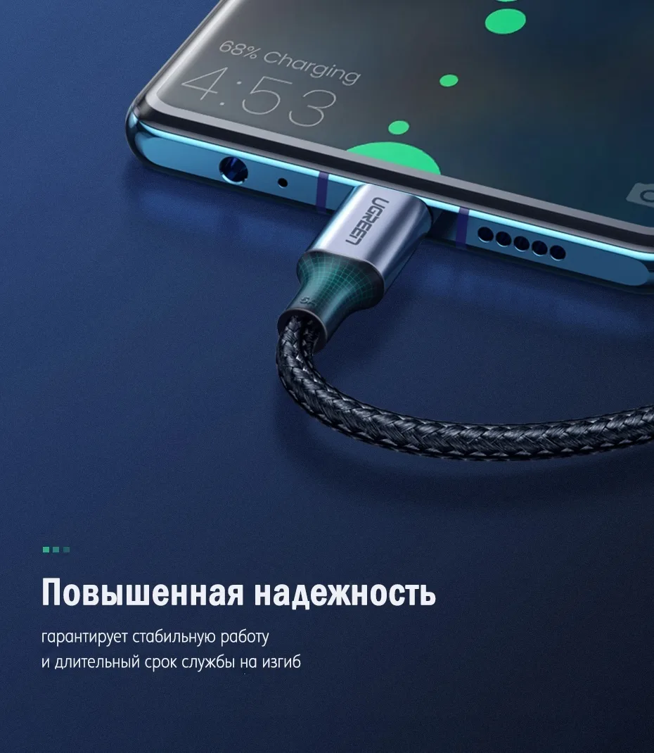 Кабель UGREEN USB Type-C - USB Type-C 1 м US316 (70427)