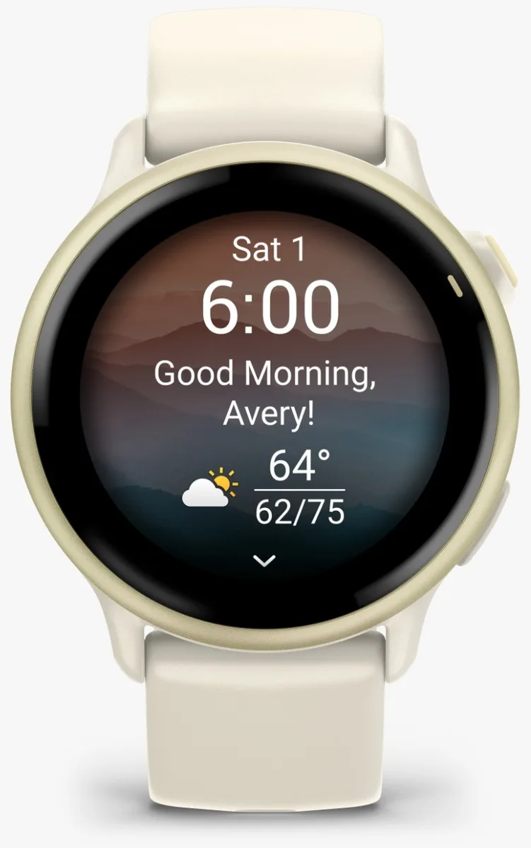 Смарт-часы Garmin Vivoactive 6 42 мм бежевый (02985-01)
