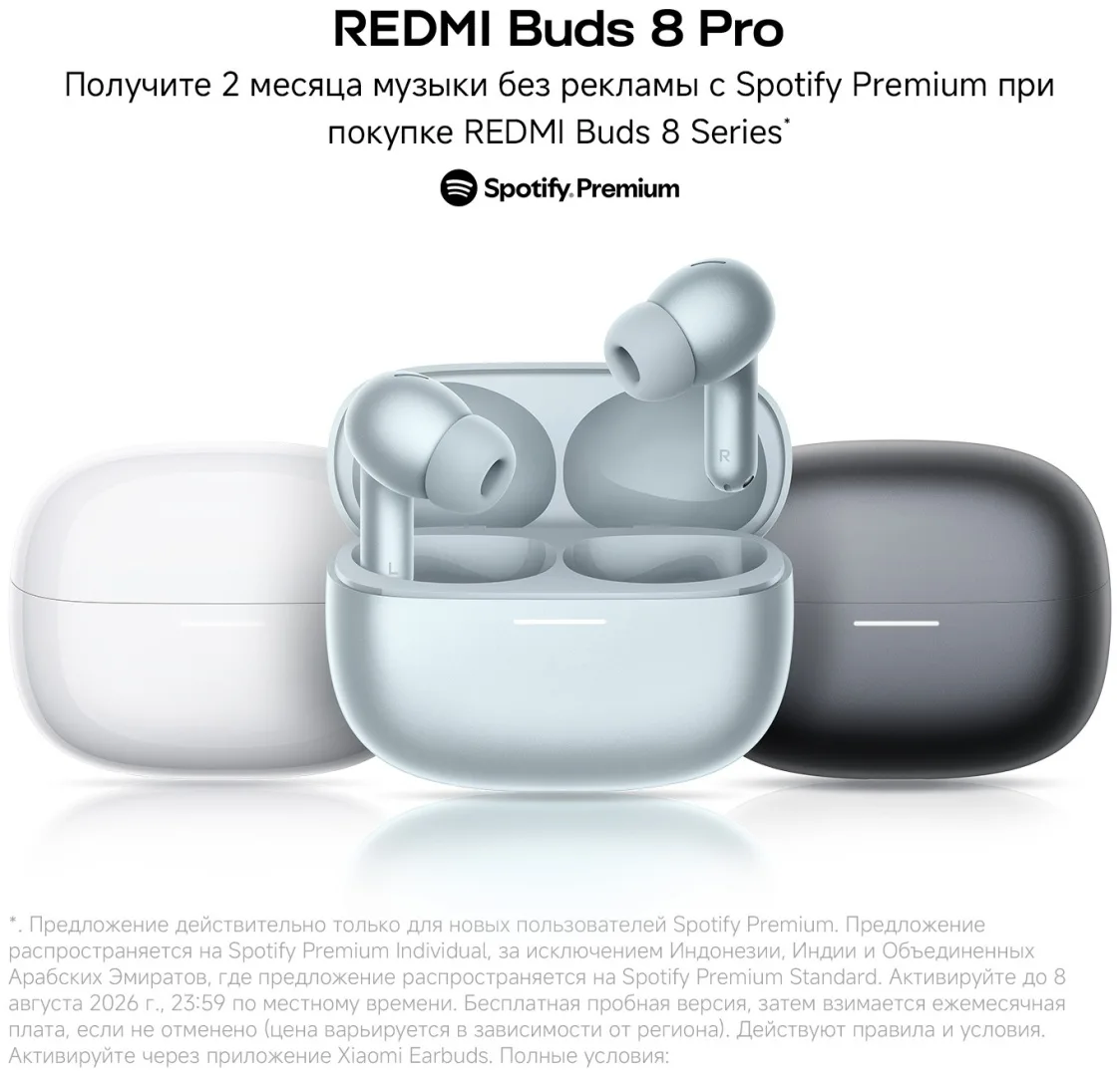 Наушники Redmi Buds 8 Pro Синий