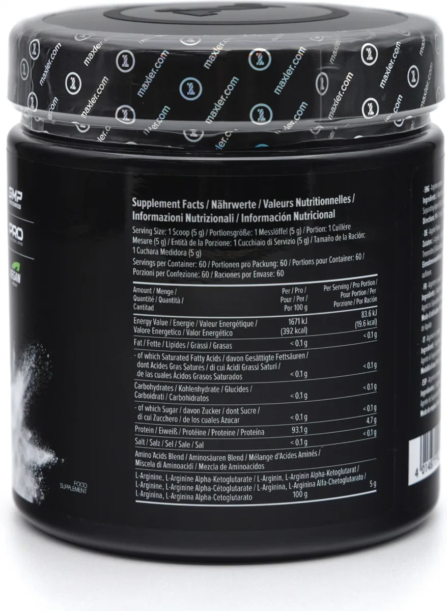 Аминокислота Maxler Arginine AAKG 300г (2886)