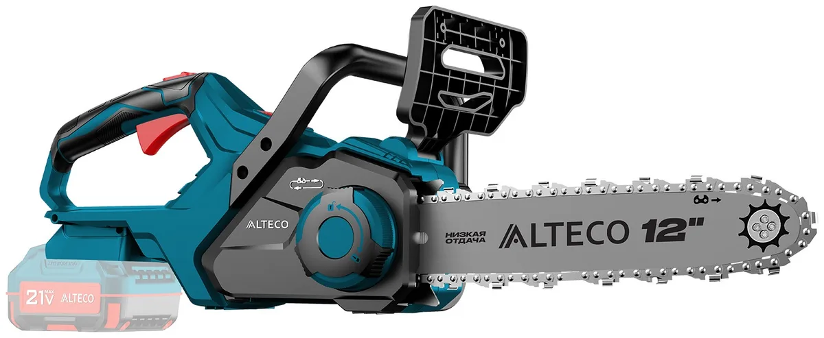 Бесщеточная аккумуляторная цепная пила ALTECO CCS 21-30 BL Solo