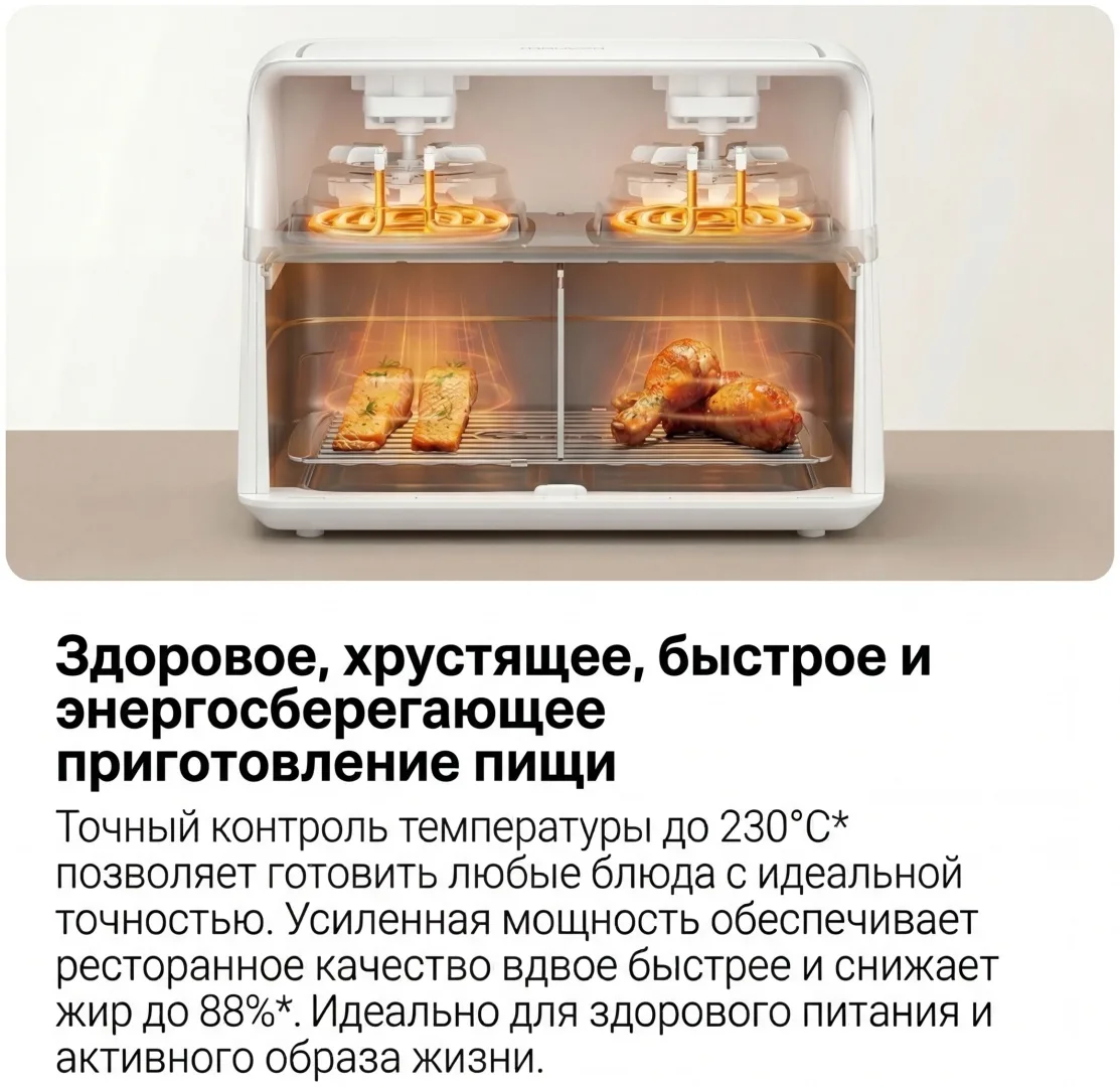 Аэрогриль Trouver FD20s Pro 10L Белый