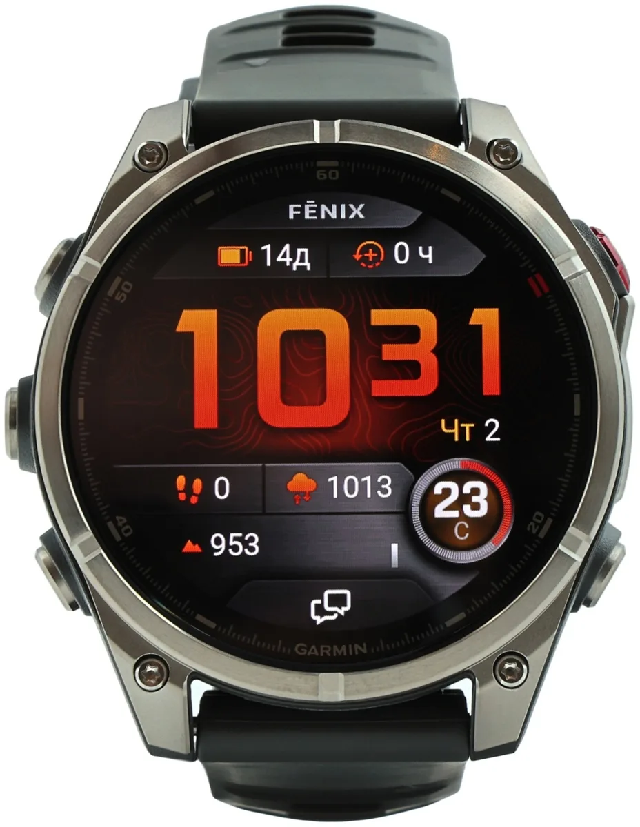 Смарт-часы Garmin Fenix 8 Pro 51 мм серебристый-серый (03199-11)