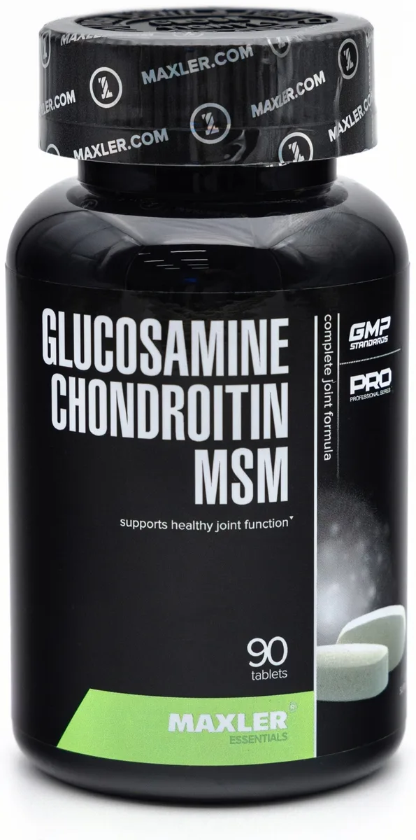 Препарат для укрепления связок Maxler Glucosamine Chondroitin MSM 90 таб (4041)