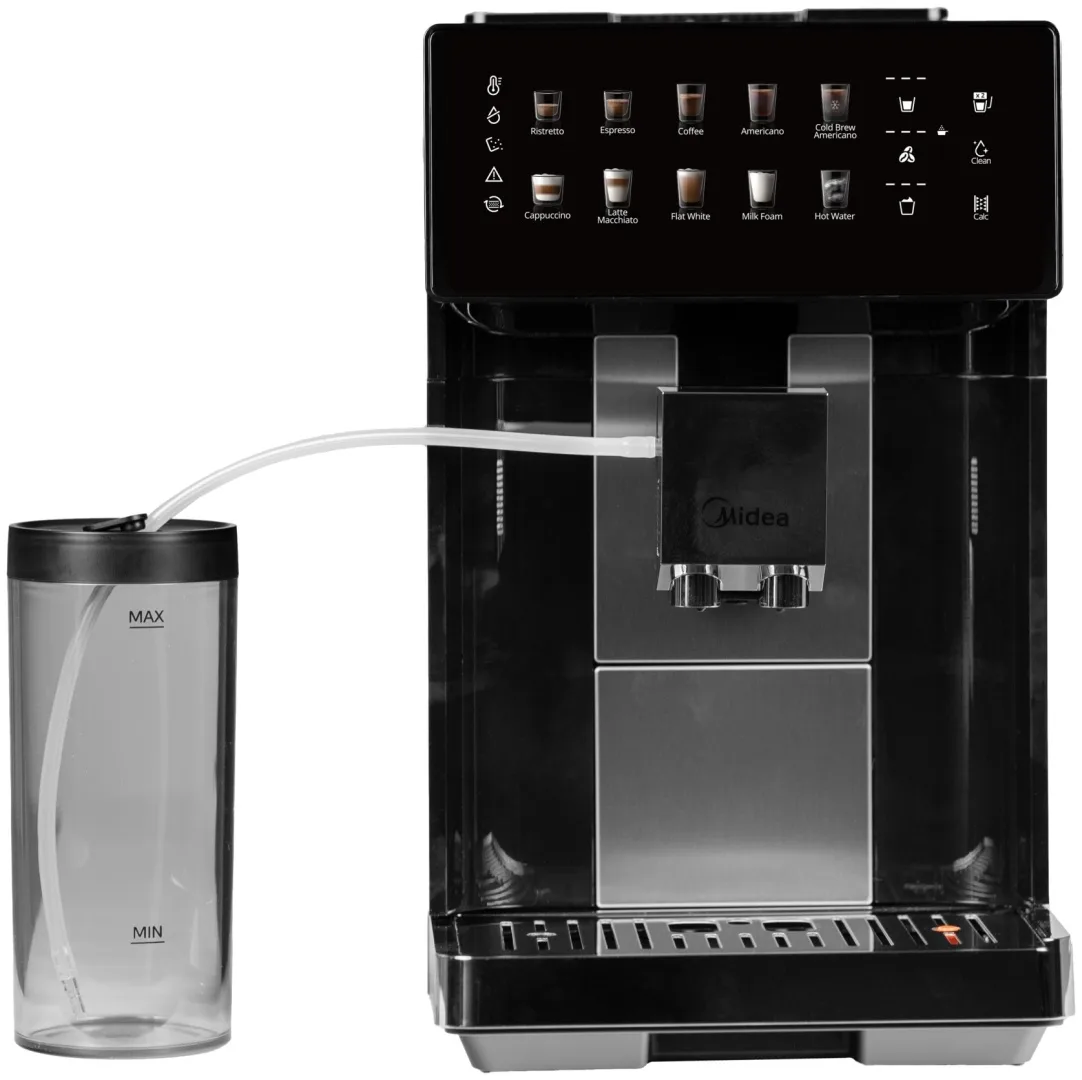 Кофемашина Midea MA-FACM1004A2 черный, стальной