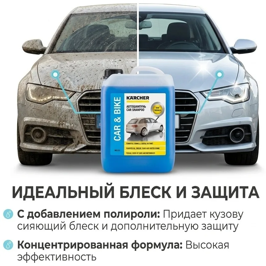 Автомобильный шампунь Karcher RM 619 (5 л)
