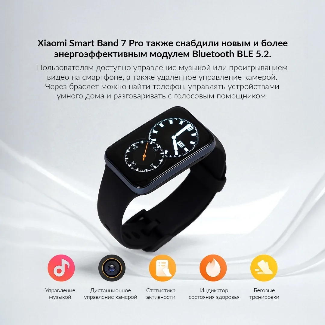 Фитнес-браслет Xiaomi Smart Band 7 Pro Black