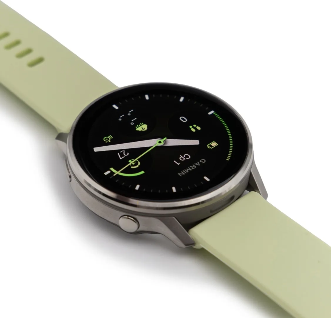 Смарт-часы Garmin Venu 4 45 мм серебристый-желтый (03014-02)