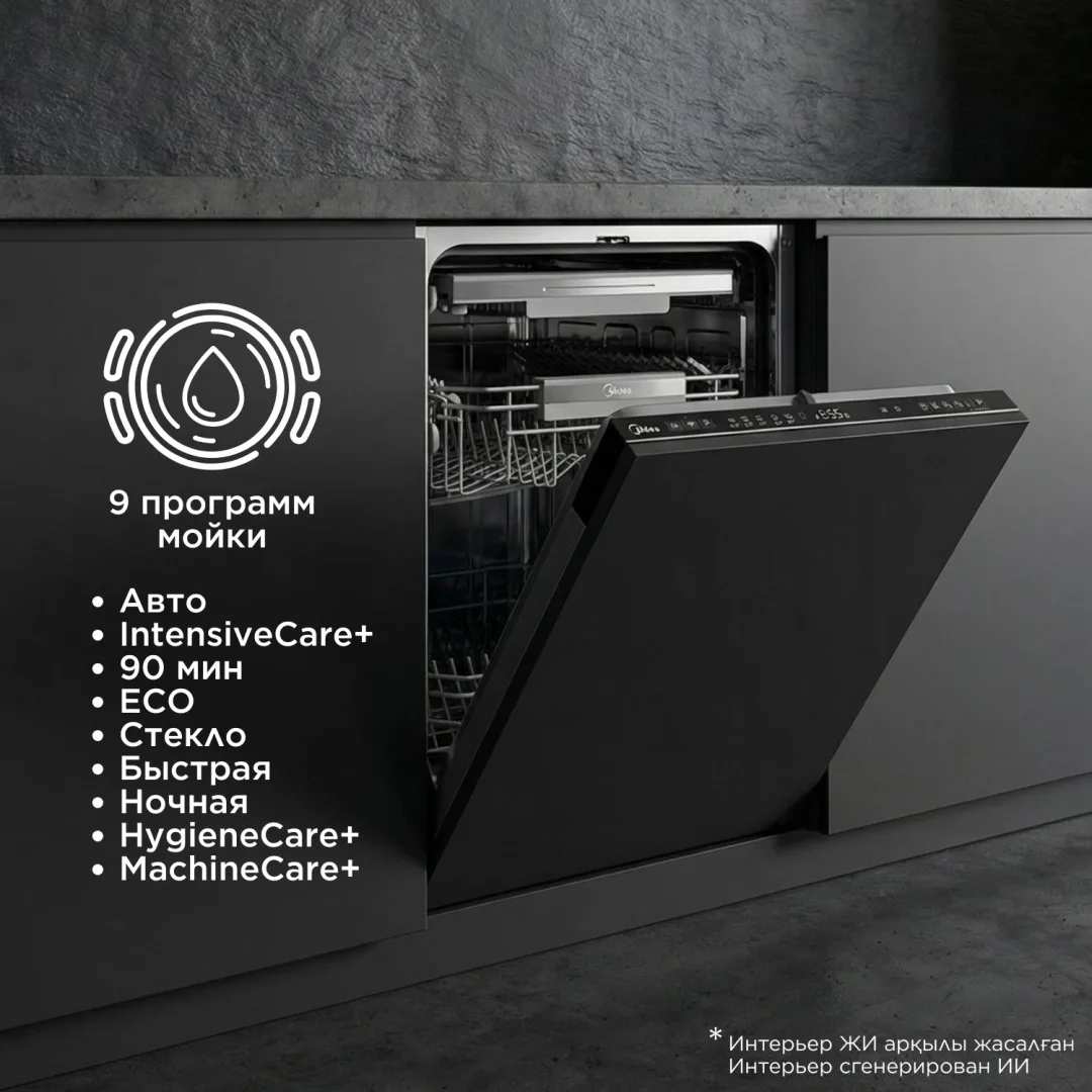 Посудомоечная машина Midea MID45S340i-C серый
