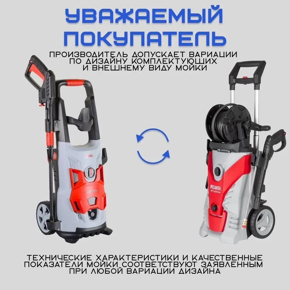 Мойка высокого давления Ресанта МР-200БП
