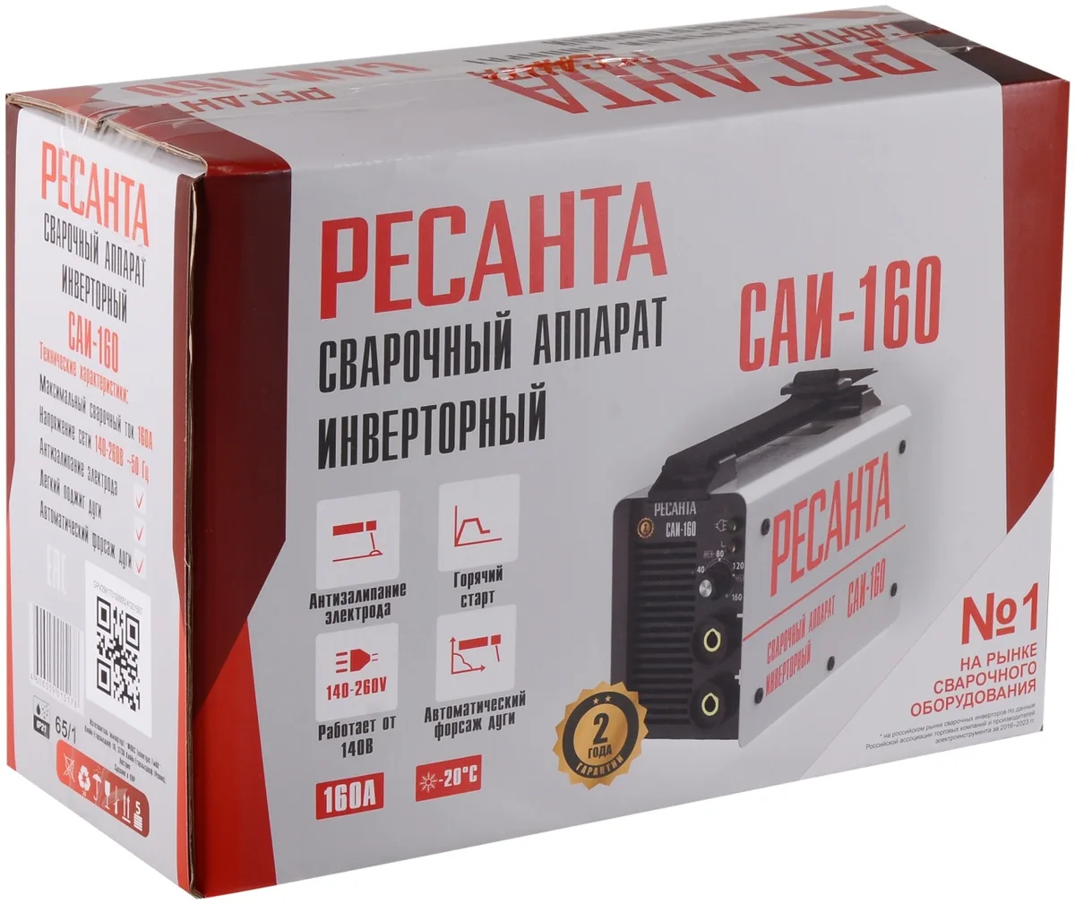 Сварочный аппарат инверторный Ресанта САИ160