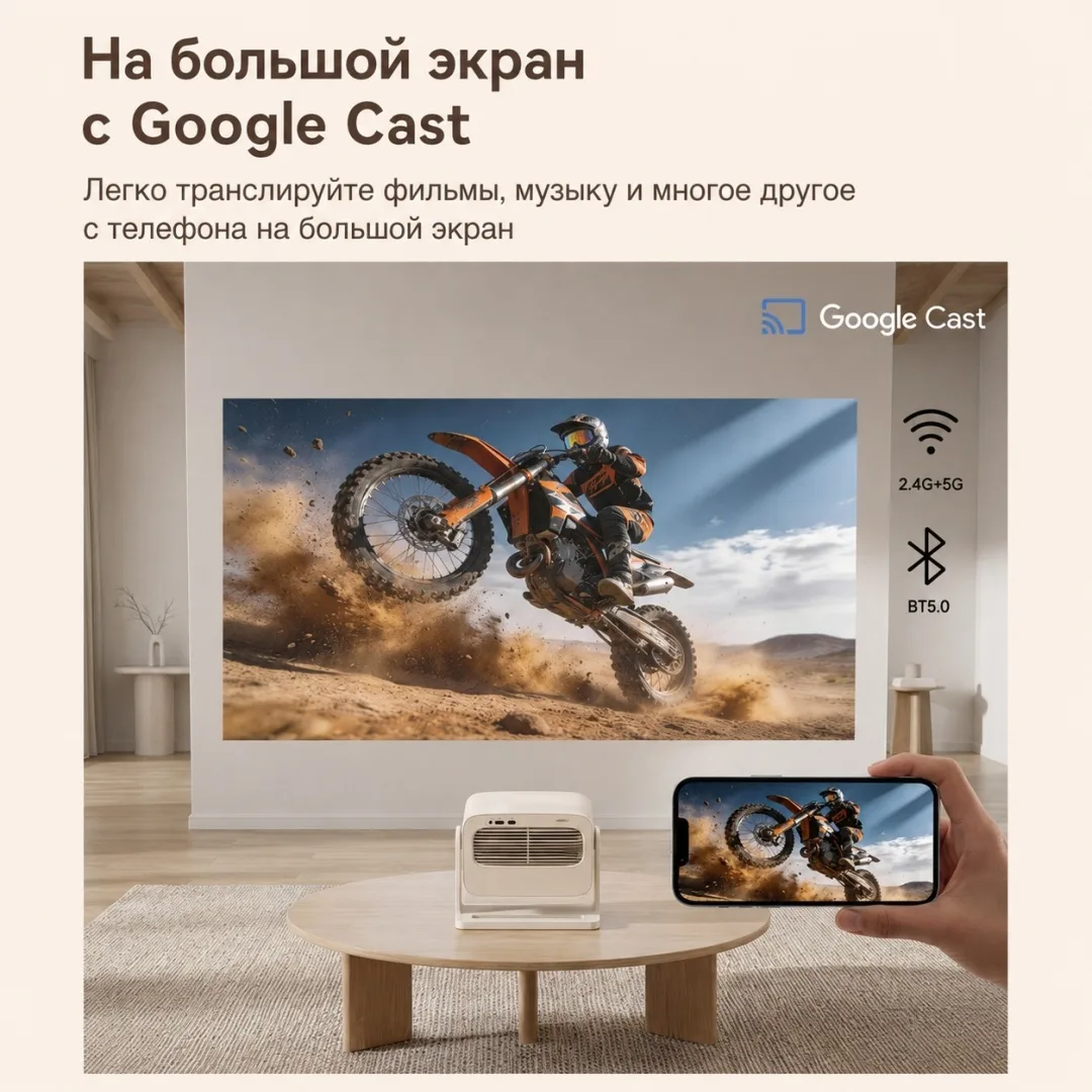 Проектор Wanbo Vali 1 Pro Белый