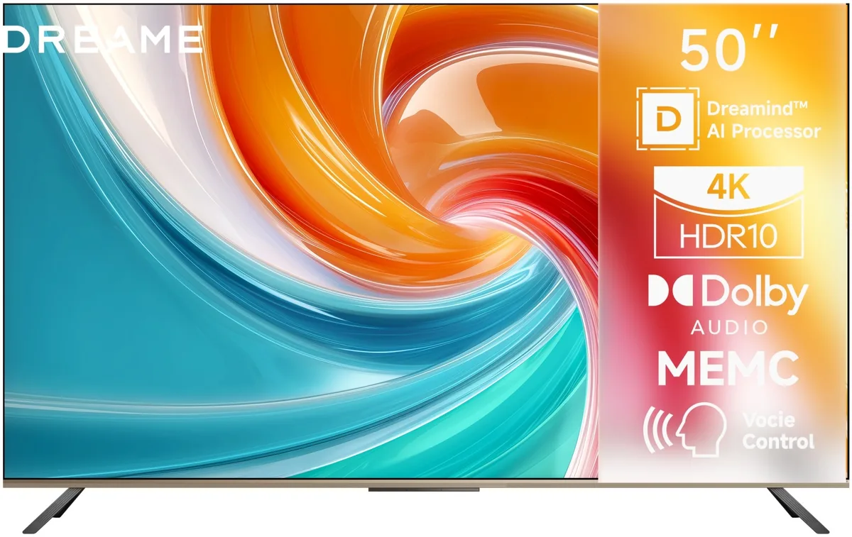 Телевизор Dreame Vista 50 50K100 127 см Черный