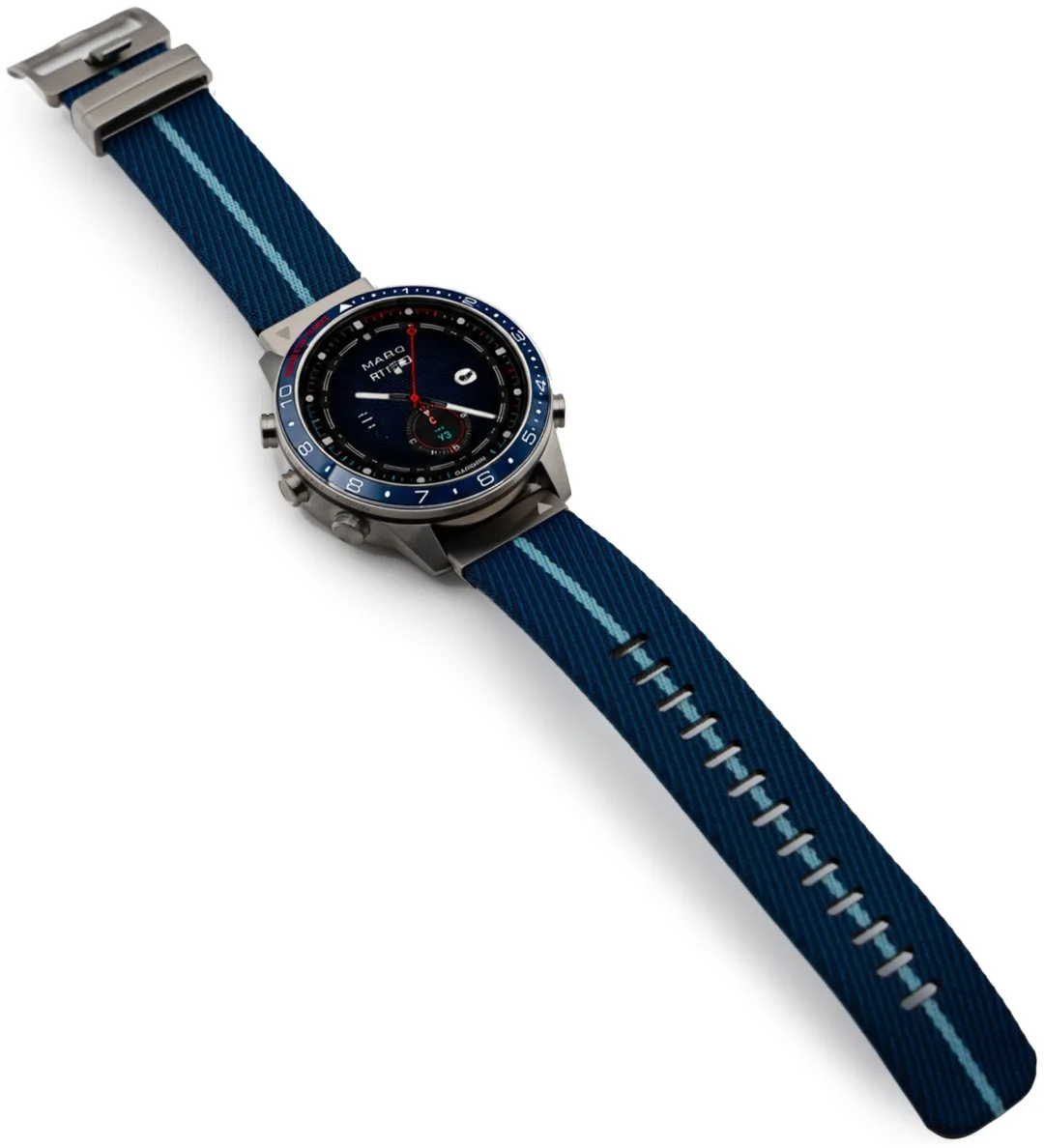 Смарт-часы Garmin MARQ Captain Gen 2 серебристый-синий-синий (02648-11)