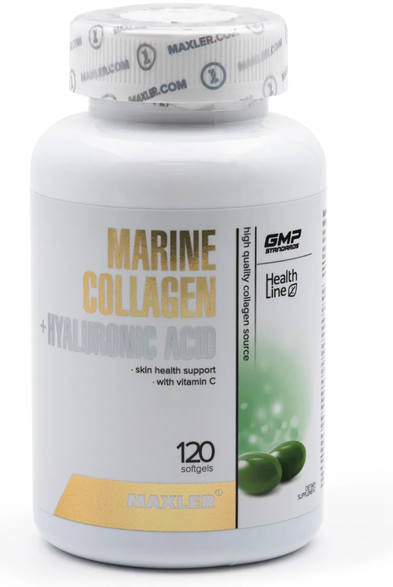 Витамин Maxler Marine Collagen + Hyaluronic Acid N/A 120 шт (2473)