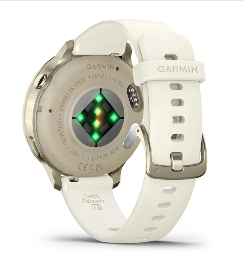 Смарт-часы Garmin Venu 4s 41 мм золотистый-белый (03013-00)