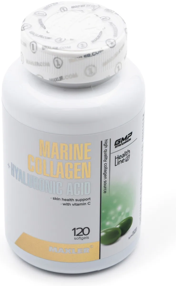 Витамин Maxler Marine Collagen + Hyaluronic Acid N/A 120 шт (2473)