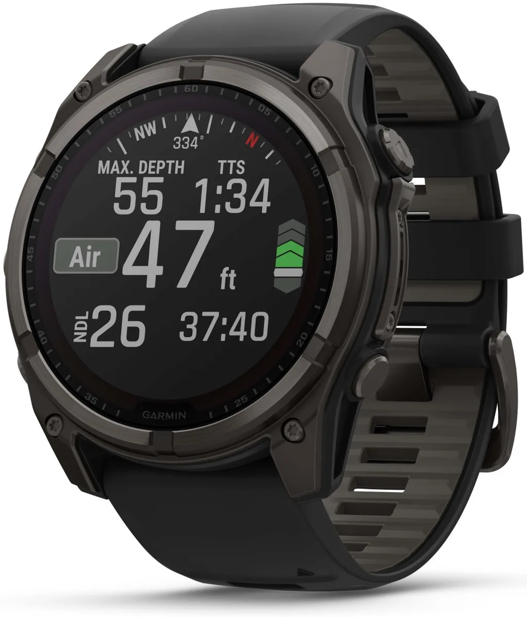 Смарт-часы Garmin Fenix 8 Solar 51 мм черный (02907-11)