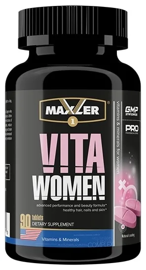 Витамин Maxler VitaWomen Таблетки 90 шт (4072) (0340)